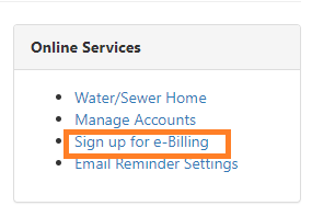 ebill registration screenshot 3