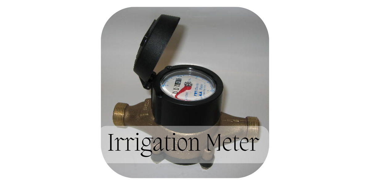 Irrigation meter info